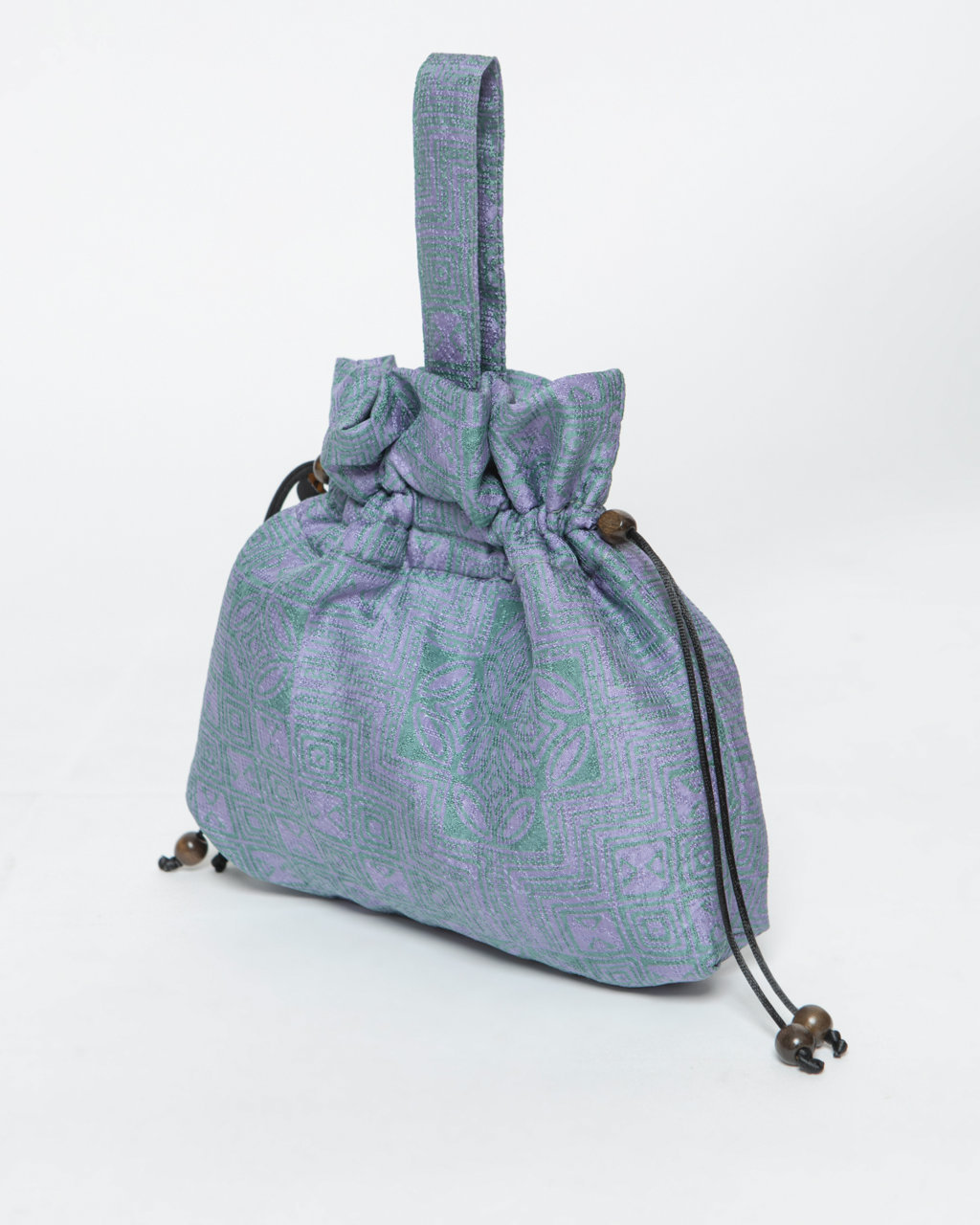 DRAWSTRING BAG SILK